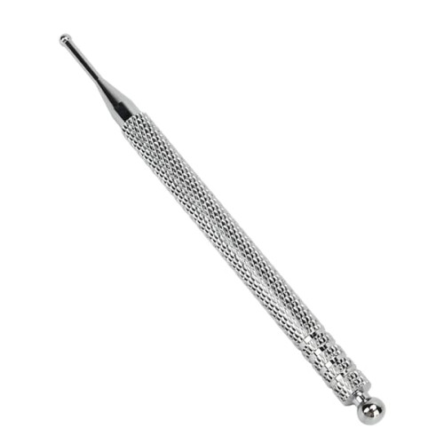 Copper Ear Acupuncture Pen Ergonomic Reflexology Tool Silver 1