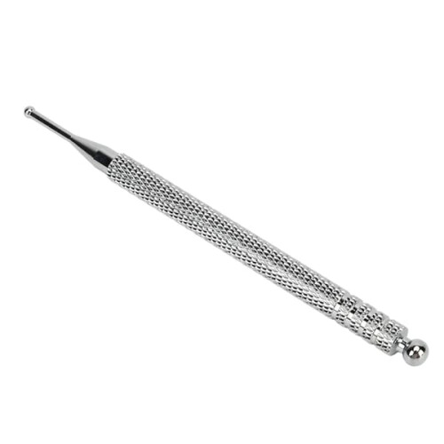 Copper Ear Acupuncture Pen Ergonomic Reflexology Tool Silver 2