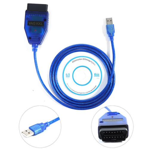 VAG-COM 409.1 KKL USB diagnostic cable one size 1