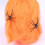 Halloween spider web with 2 spiders white 3