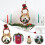 Christmas wreath rattan with LED lights 6
