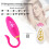 Wireless Remote Vibrator Eggs for Women Rose Red 5