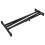 vidaXL double-braced keyboard stand and stool black 4