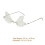 Men's Rimless Butterfly Wing Sunglasses 90s Style 3