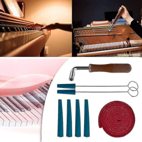 Piano Tuning Kit Professional with Wrench Hammer and 2