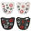 Golf Putter Cover Leather Magnetic Black 3