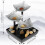 Tabletop Fountain with LED Light and Pebbles 8