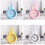 Blue Candy-Colored Alarm Clock for Kids, Small 3