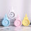 Blue Candy-Colored Alarm Clock for Kids, Small 4