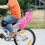 Doll Stroller Seat Pink for Children's Bicycle 3