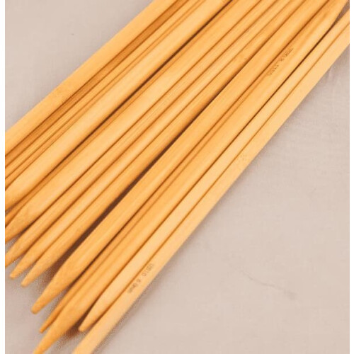 Bamboo double pointed knitting needles set 11 sizes 1