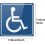 Disabled Parking Signs Blue 6 pcs 2