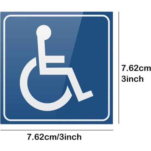 Disabled Parking Signs Blue 6 pcs 1