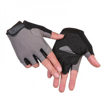 Gants de cyclisme SHELLTON demi-doigts avec coussinet en gel respirant