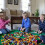 Children's play mat with foldable toy storage 2