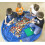 Children's play mat with foldable toy storage 3
