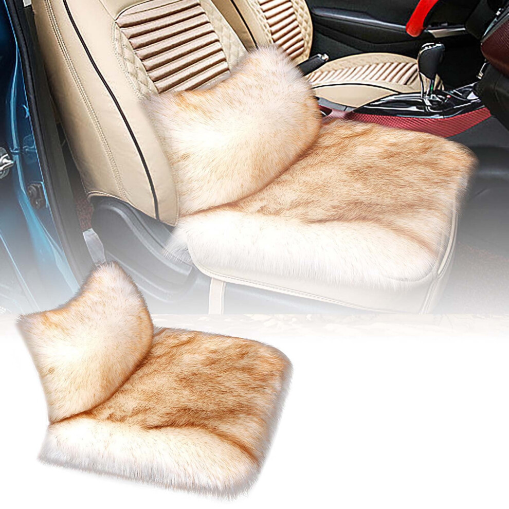 Sheepskin Car Seat Cover Long Wool Universal Fit 9023022121950