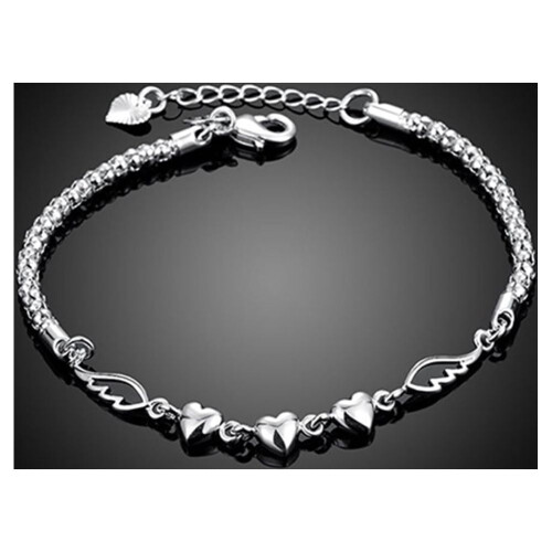 Heart Charm Bracelet Adjustable Fine Workmanship Luxury 2