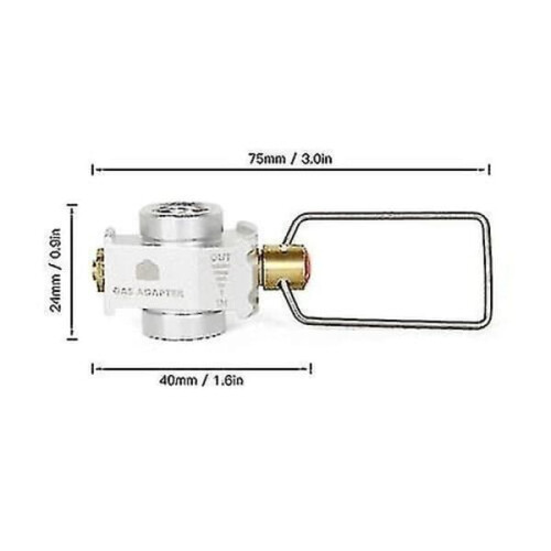 Gas Saver Plus converter adapter for camping gas cylinders 1