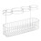 mDesign metal hair styling tool storage basket white 6
