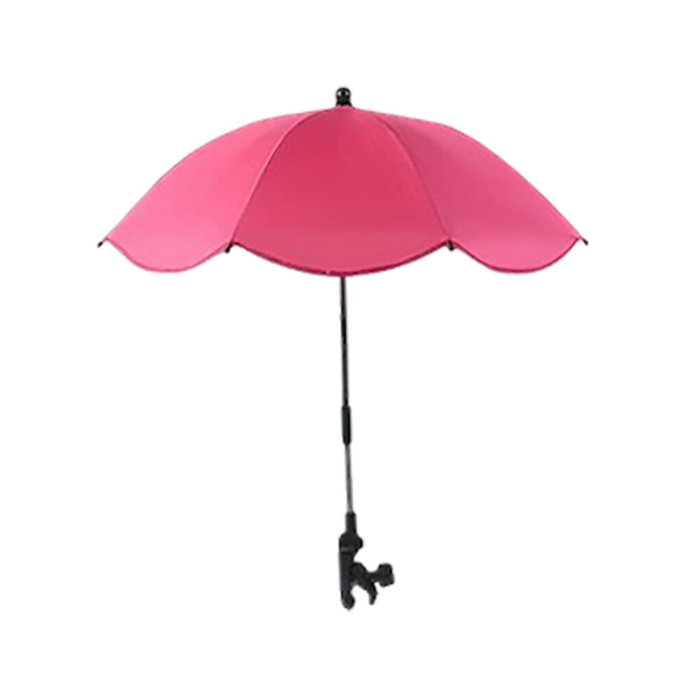 Chair Umbrella with Clamp Adjustable UV Sunshade for Beach