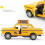 Yellow NYC Taxi Toy Car with Pullback Action 2
