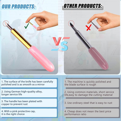 Willkey Deep Cut Blade 60 for Cricut Explore Air Maker 2