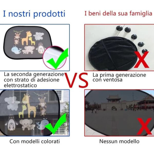 Car sunshade for side window and sunroof, electrostatic 1