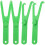 Dental floss holder replacements plastic 10 pcs 3