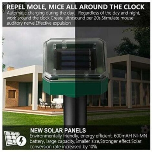 Solar Ultrasonic Rodent Repeller 4-Pack 2
