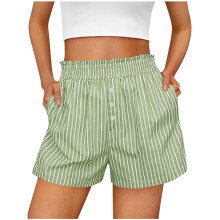 Damshorts med resår i midjan, sommar