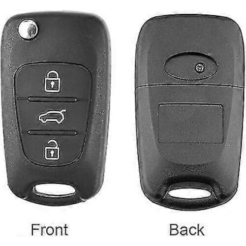Car Key Case Cover for Hyundai Kia 3-Button Remote 2
