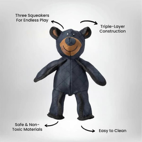 Unbreaka Bear Dog Toy Rubber Chew 1 Pack 1