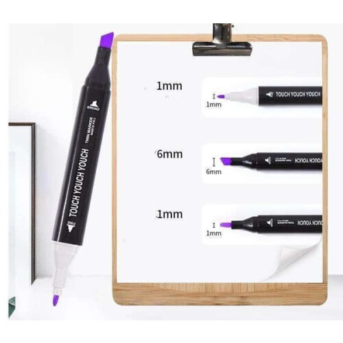 Marker Pens Double-Sided Colored 40pcs 2