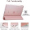 Capa ultrafina e leve compatível com Apple iPad 9.7 (5ª/6ª geração, 2018/2017), Smart Cover com alça flexível. 4