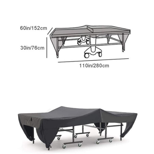 Ping Pong Table Cover Waterproof 280x76x156 cm 2