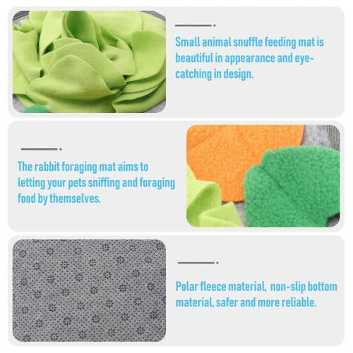 Rabbit Activation Mat Funny Interactive Feeding Mat 1 pc 1