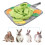 Rabbit Activation Mat Funny Interactive Feeding Mat 1 pc 4