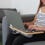 Laptop tray with pillow and knee pad for tablet use 4