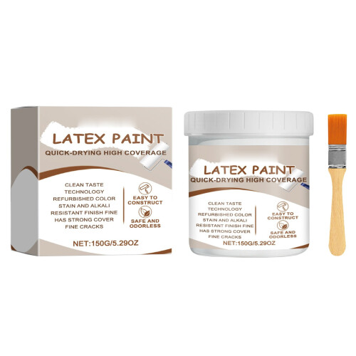 White latex paint for wall renovation 150g 1