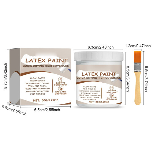 White latex paint for wall renovation 150g 2