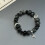 Leaf Charm Beaded Bracelet Glass Multi-Color 1 Piece 1