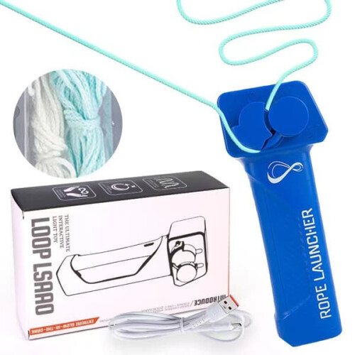 Glow-in-the-Dark Adjustable Rope Thrower Toy 1