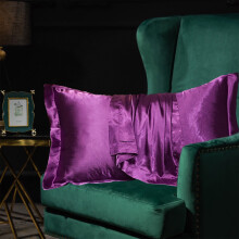 Satin Pillowcases Queen Size 20x30 in with Hidden Zipper