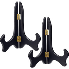 Wooden Plate Stand Display Easel 2 Pack