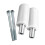 Motorcycle Anti-Overturning Frame Sliders White 2 pcs 1