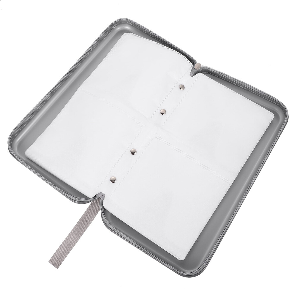 Portable Cd Dvd Storage Case With Zipper, Holds 80 Discs 9555307049913