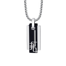 Titanium Steel Pendant for Men Square Design 1 Piece