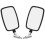 Motorcycle Handlebar Rearview Mirrors Pair 1