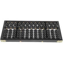 Wooden Abacus Black 7-Bead Arithmetic Tool